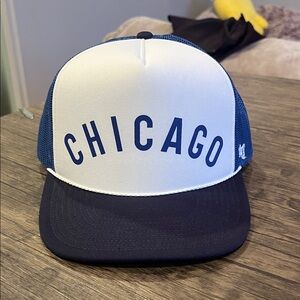 “Chicago” Blue/White 47’ Brand Snapback Trucker Hat